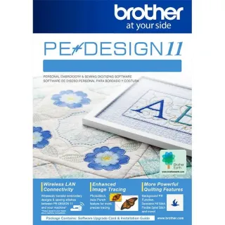 Brother PE-DESIGN 11 (1 1 Device, Lifetime) - PE-DESIGN 11 Key - GLOBAL