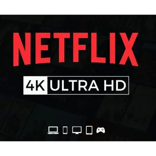 Netflix 4K UHD Premium 1 Month Subscription Private account Global Full Warranty