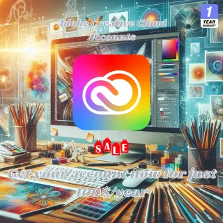 Adobe Creative Cloud (1 Year) - All Apps for $99.97 only