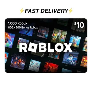 $10 Roblox Gift Card 1,000 Robux GLOBAL ⚡️FAST DELIVERY⚡️