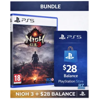 Bundle : Nioh 3 + 28$ in Balance - PS5 FULL ACCESS