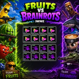 fruits vs brainrots