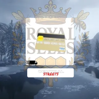 1x Blank Card | Central Streets