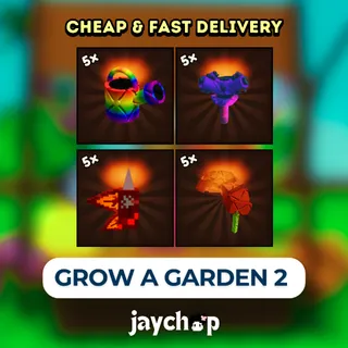 5x SUPER WATERING CAN + 5x SUPER SPRINKLER + 5x GHOST PEPPER SEEDS + 5x DRAGON'S BREATH SEEDS