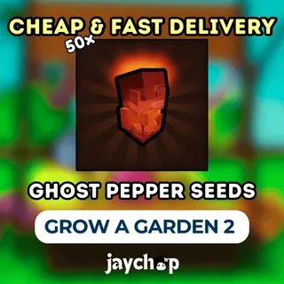 50x GHOST PEPPER SEEDS