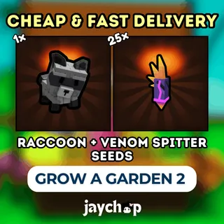 RACCOON + VENOM SPITTER SEEDS