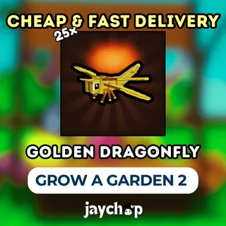 25x GOLDEN DRAGONFLY