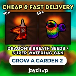DRAGON'S BREATH SEEDS + SUPER WATERING CAN