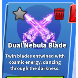 Dual Nebula Blade - Blade Ball