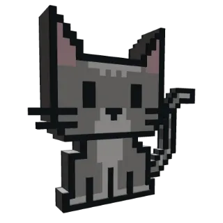 8-Bit Tabby Cat - Limited