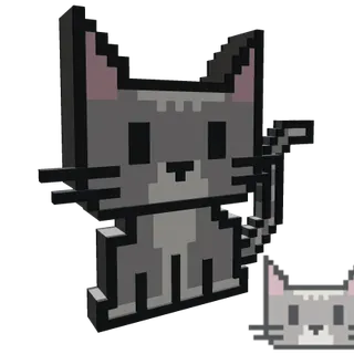 8-Bit Tabby Cat - Limited