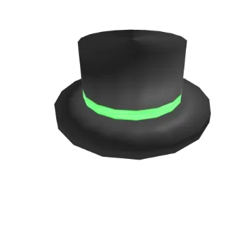 Green Banded Top Hat - Limited