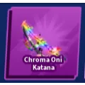 Chroma Oni Katana - Blade Ball