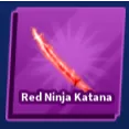 Red Ninja Katana - Blade Ball