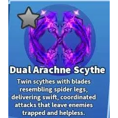 Dual Arachne Scythe - Blade Ball