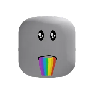 Rainbow Barf Face Toy Code Avatar - In Stock - Fast Delivery ( 5mins - 12H Max )
