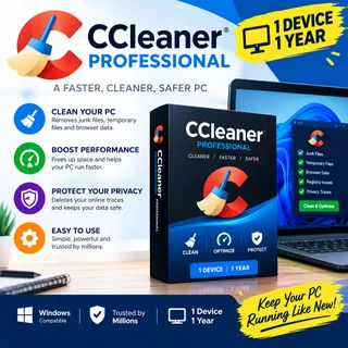 Ccleaner professional PC 1 Device 1 year