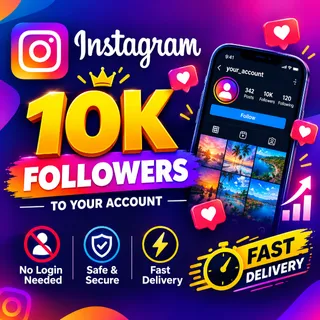 10k followers to you account IG | No log in Needed | Fast Delivery