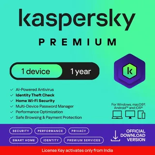 KASPERSKY PREMIUM SECURITY 1 DEVICE 1 YEAR