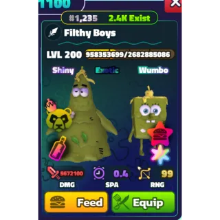 FILTHY BOYS SW SS NC PP LVL 200