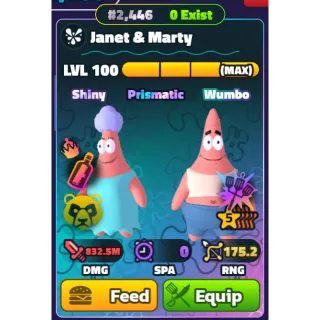 JANET AND MARTY SW 5s LVL 100