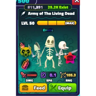 Army of the living dead nc pp lvl 50