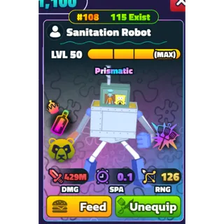 Saniration Robot #108 lvl150 