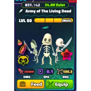 Army of The Living Dead nc pp lvl 50