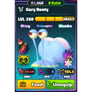 Gary Booty sw max lvl SS NC HDS