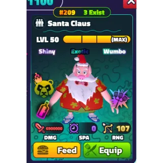 Santa Claus SW GOLDEN SERIAL #209 NC