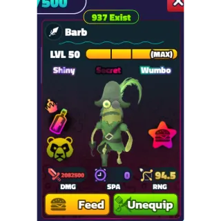 Barb sw nc pp lvl 50