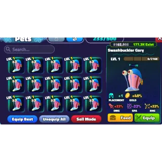 25 SWASHBUCKLER GARY