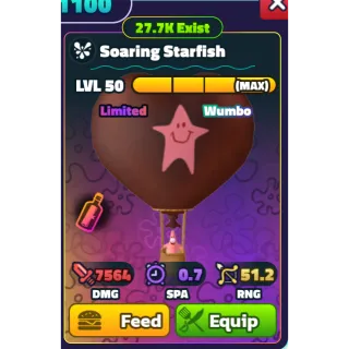 SOARING STARFISH WUMBO SF LVL 50