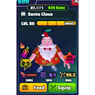 Santa Claus NC PP LVL 50