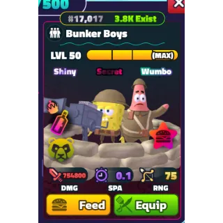 Bunker Boys SW NC PP LVL 50