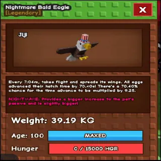 NM BALD EAGLE 39.19KG