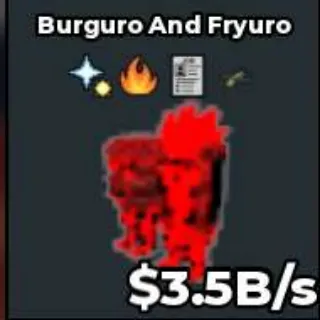 Cursed Burguro and Fryuro 3.5 B/s [4 Traits Clean No Taco/Crab]