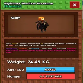 NM HEADLESS HORSEMAN 74