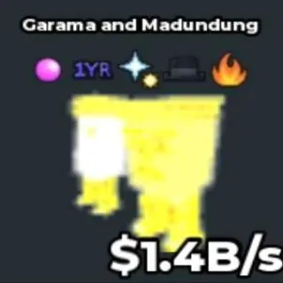 Divine Garama and Madundung 1.4 B/s [5 Traits Clean No Taco/Crab]
