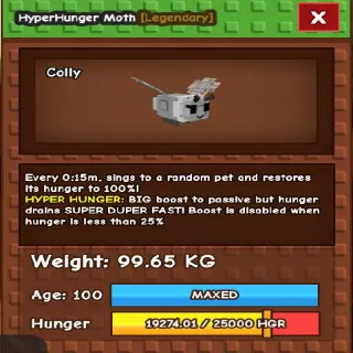 HYPERHUNGER GODLY TITANIC MOTH 99.65KG