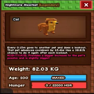 NM TITANIC MEERKAT 82.03