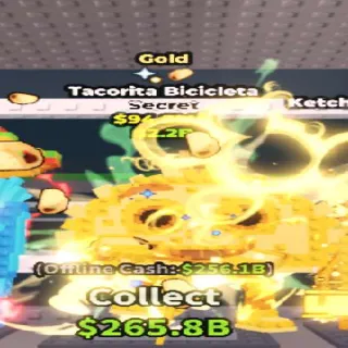 Gold Tacorita Bicicleta 94.8 M/s 2 Traits