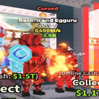 Cursed Bacuru and Egguru 408 M/s [2 Traits]