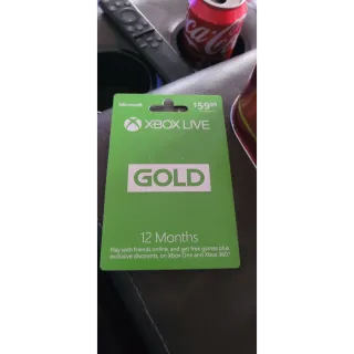 Xbox Live Gold 12-month