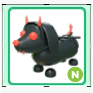 Halloween evil dachshund