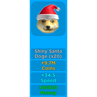 Other Ms 20x Shiny Doge In Game Items Gameflip - santa polar bear roblox