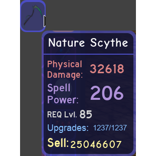 Other Dungeon Quest 85 Scythe In Game Items Gameflip - sythe roblox sythe