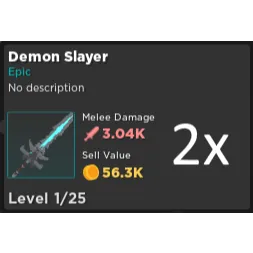 Other Rq 2x Demon Slayer In Game Items Gameflip - how to play demon slayer roblox