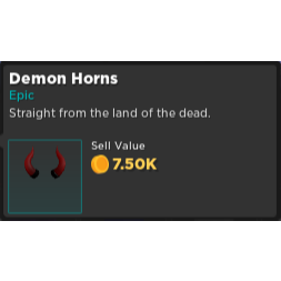 Roblox Demon Horns Id