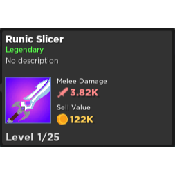 Other Rq Runic Slicer In Game Items Gameflip - dungeon quest roblox legendary drops